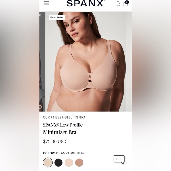 Spanx Minimizer Underwire Bra - Picture 2 of 9